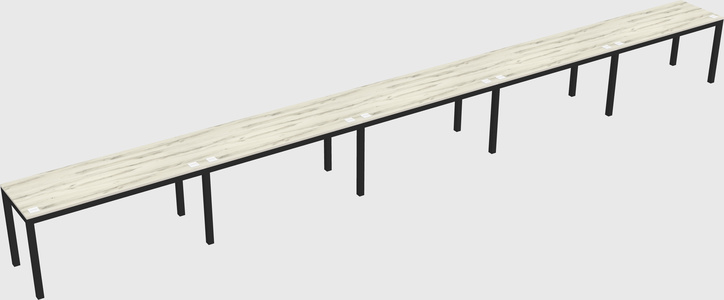 Rectangular desk