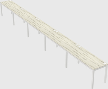 Rectangular desk