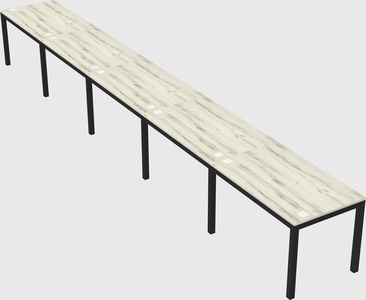 Rectangular desk