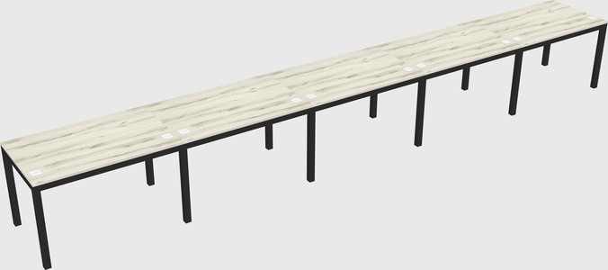 Rectangular desk