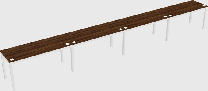 Rectangular desk