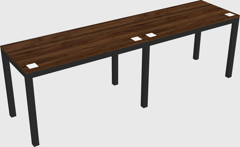 Rectangular desk