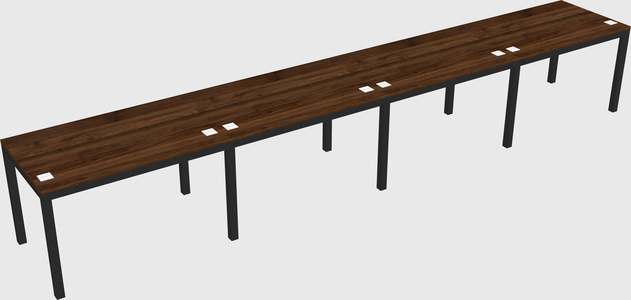 Rectangular desk