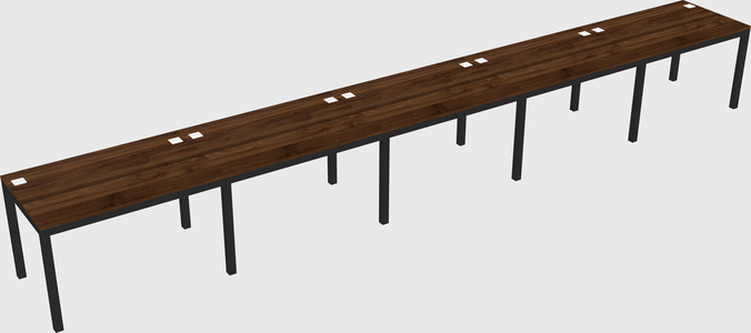 Rectangular desk