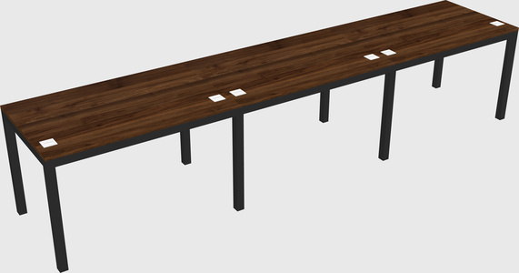 Rectangular desk