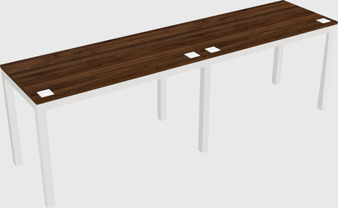 Rectangular desk