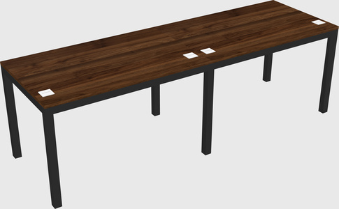 Rectangular desk