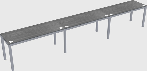Rectangular desk