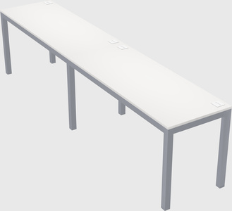 Rectangular desk