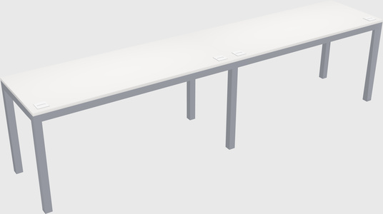 Rectangular desk