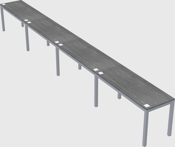Rectangular desk