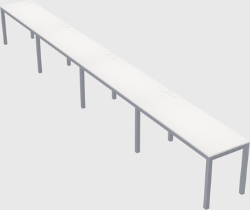 Rectangular desk
