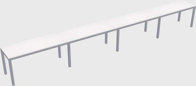 Rectangular desk