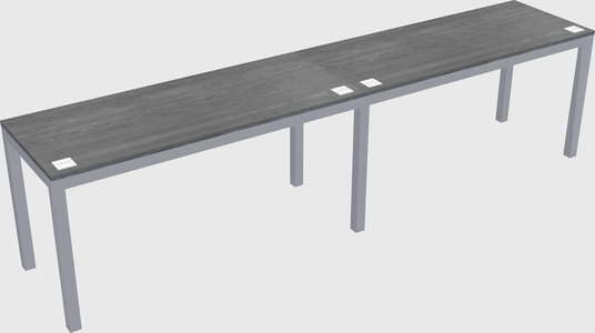 Rectangular desk