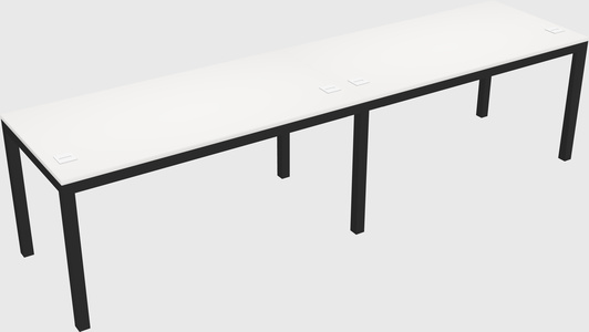 Rectangular desk