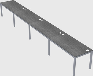 Rectangular desk