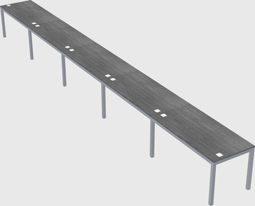 Rectangular desk