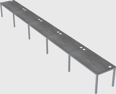 Rectangular desk