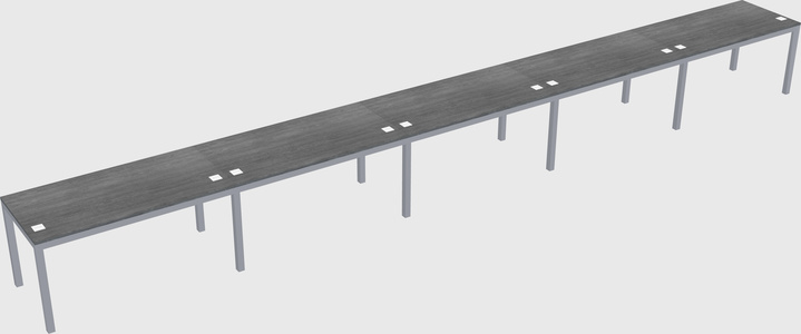 Rectangular desk