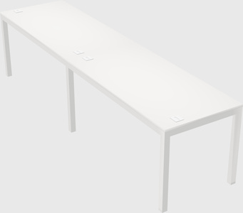 Rectangular desk