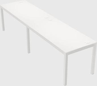 Rectangular desk