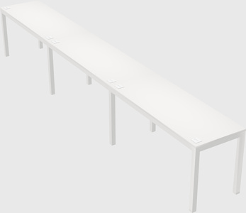Rectangular desk