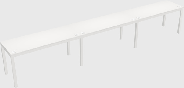 Rectangular desk