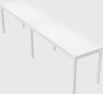 Rectangular desk