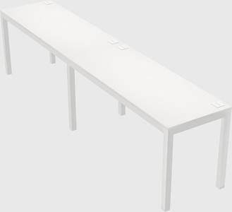 Rectangular desk