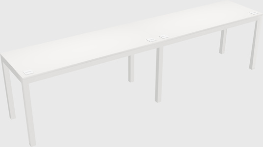 Rectangular desk