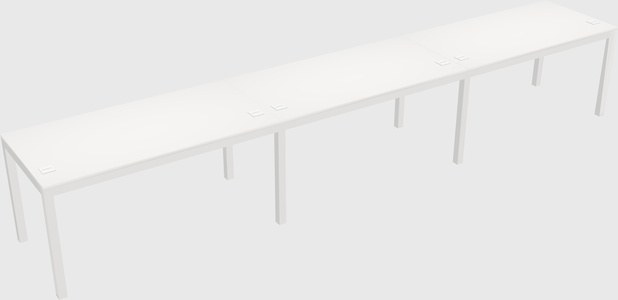 Rectangular desk