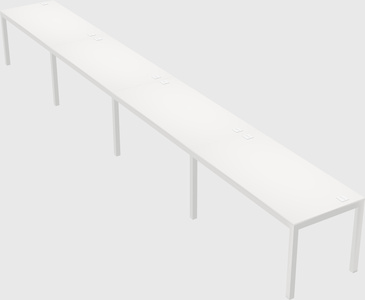 Rectangular desk