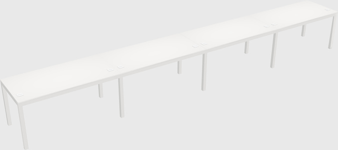 Rectangular desk
