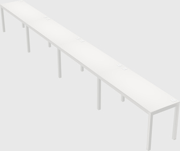 Rectangular desk