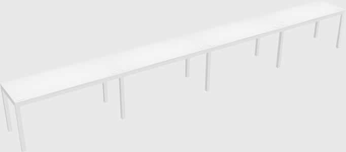 Rectangular desk