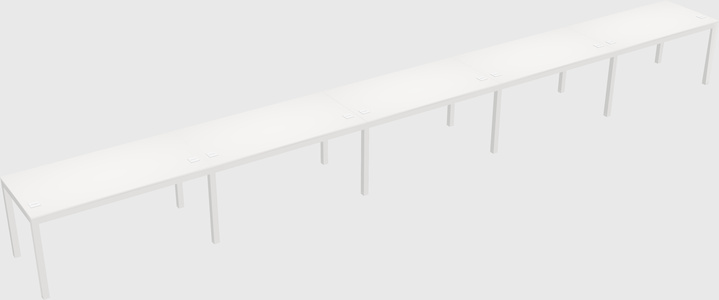Rectangular desk
