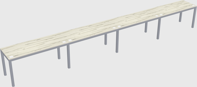 Rectangular desk