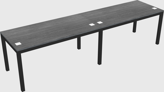 Rectangular desk