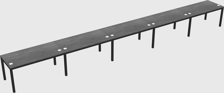 Rectangular desk