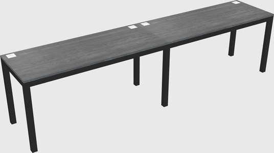 Rectangular desk