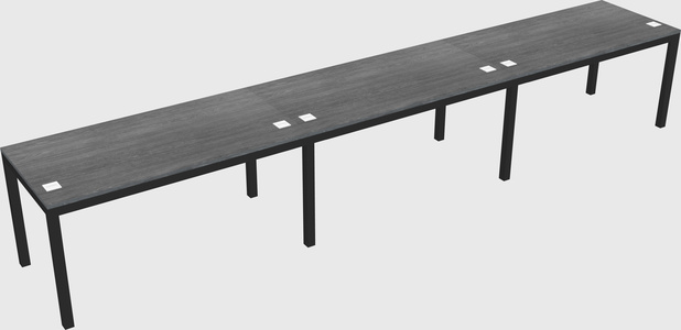 Rectangular desk