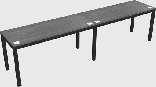 Rectangular desk