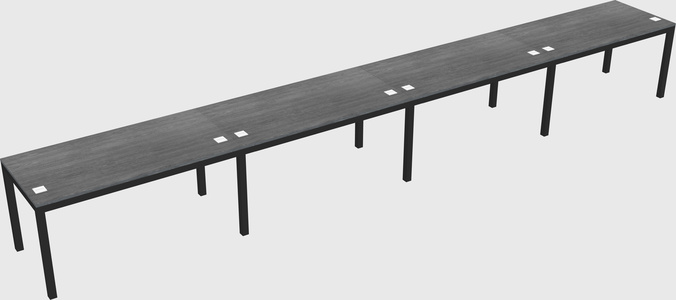 Rectangular desk