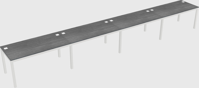 Rectangular desk