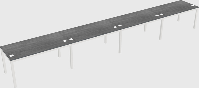 Rectangular desk