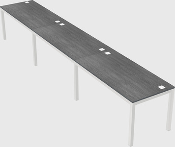 Rectangular desk