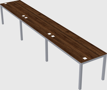 Rectangular desk