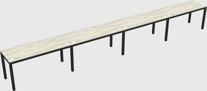 Rectangular desk