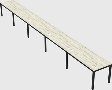 Rectangular desk