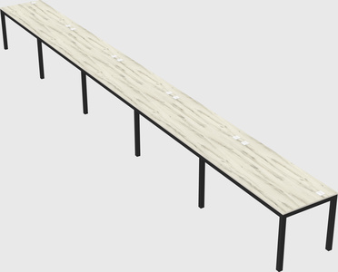 Rectangular desk